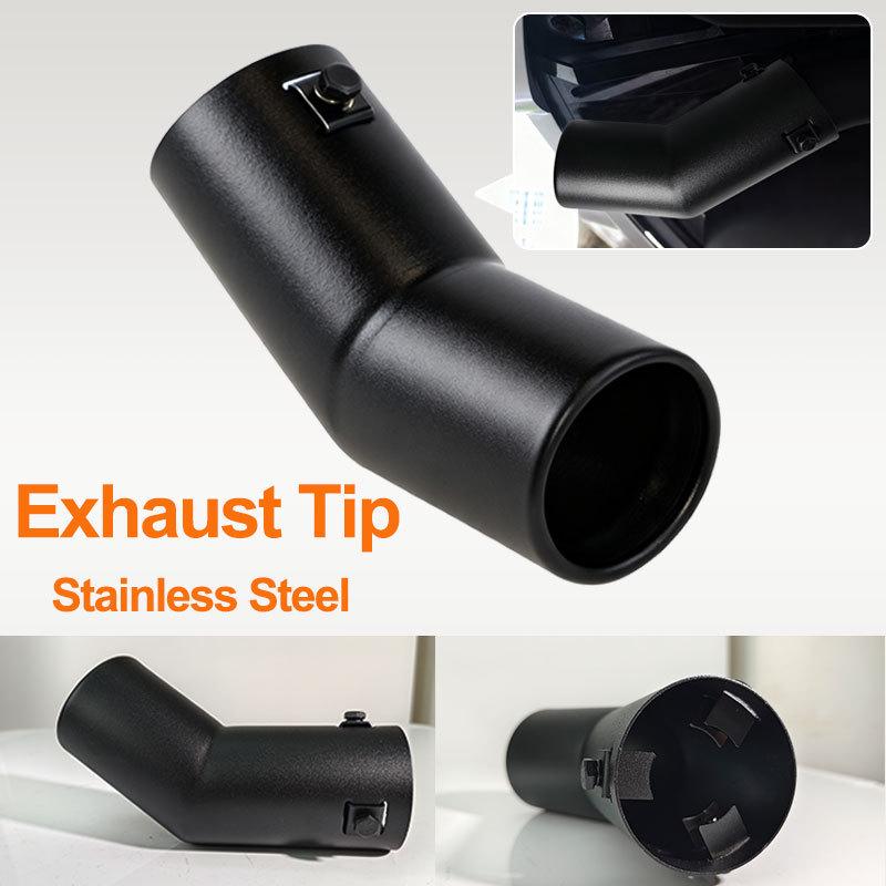 

Чорні вихлопні насадки з нержавіючої сталі для VW Bora, Passat, Golf 4, Suzuki Hustler Stainless steel exhaust pipe