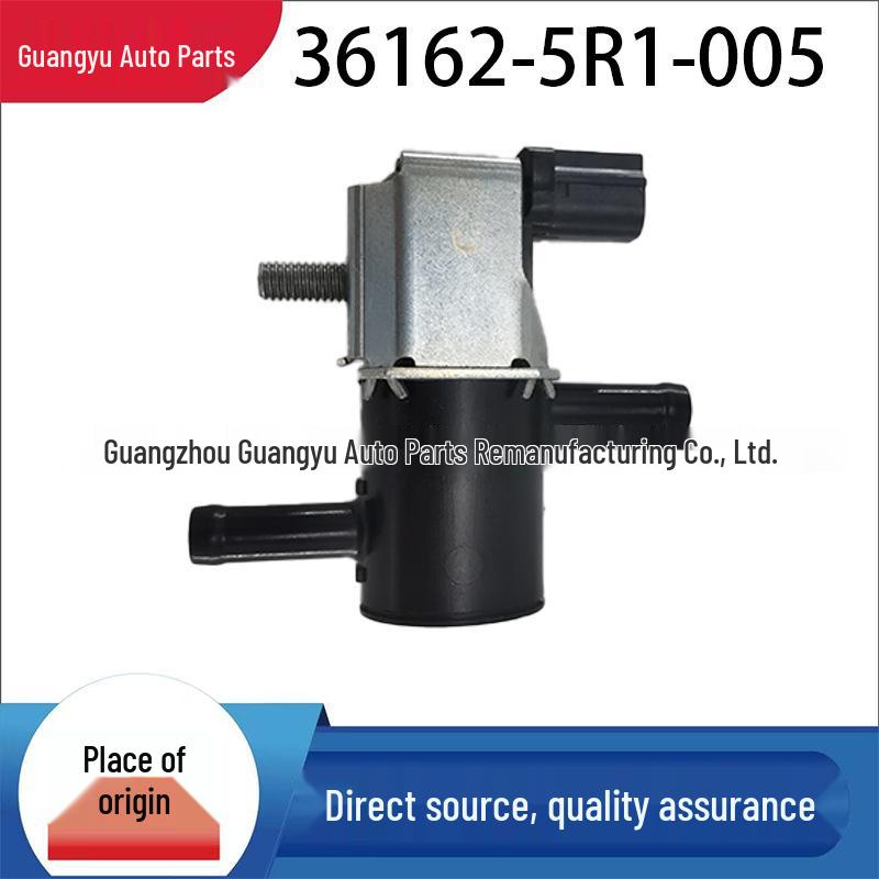 36162-5R1-005 Carbon Canister Solenoid Valve with Small Plugs and Tubes for Fengfan Fit