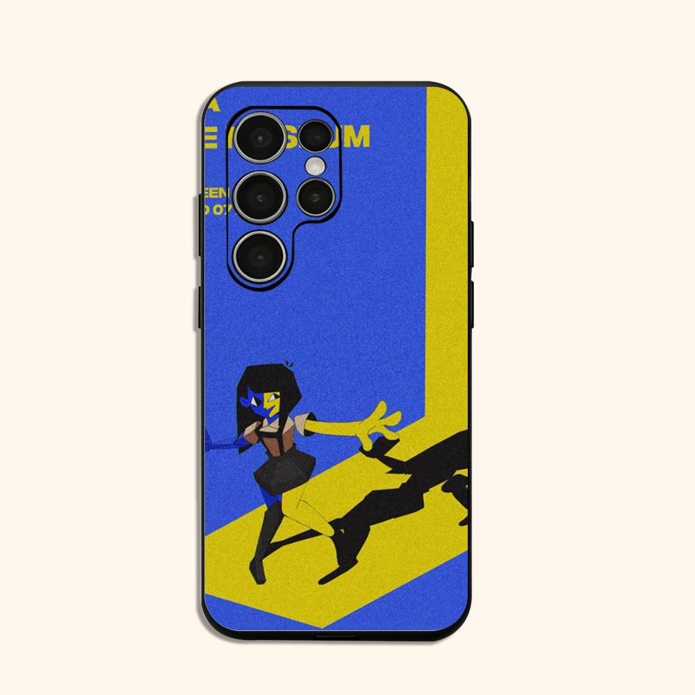 Anime E-Ena Graphic Sthetic Silicone Case For Samsung Galaxy S25 S24 S23 S22 S21 Shockproof Cover