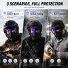 Verstellbare atmungsaktive Motocross-Maske Wind-Staubdichte Helm-kompatible Brille für Wüsten-Skiing Radfahren Outdoor-Sportarten2