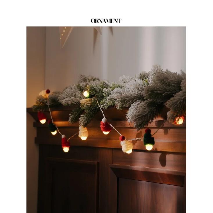 LED String Lights Christmas Flashing Lights Christmas Hat Lights String Christmas Atmosphere Pendant Lights Wholesale Christmas