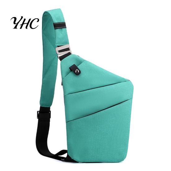 Security Anti-theft Bag Anti Theft Travel Slim Sling Large Capacity Zipper Closure Adjustable Crossbody for Women Men Functional Shoulder