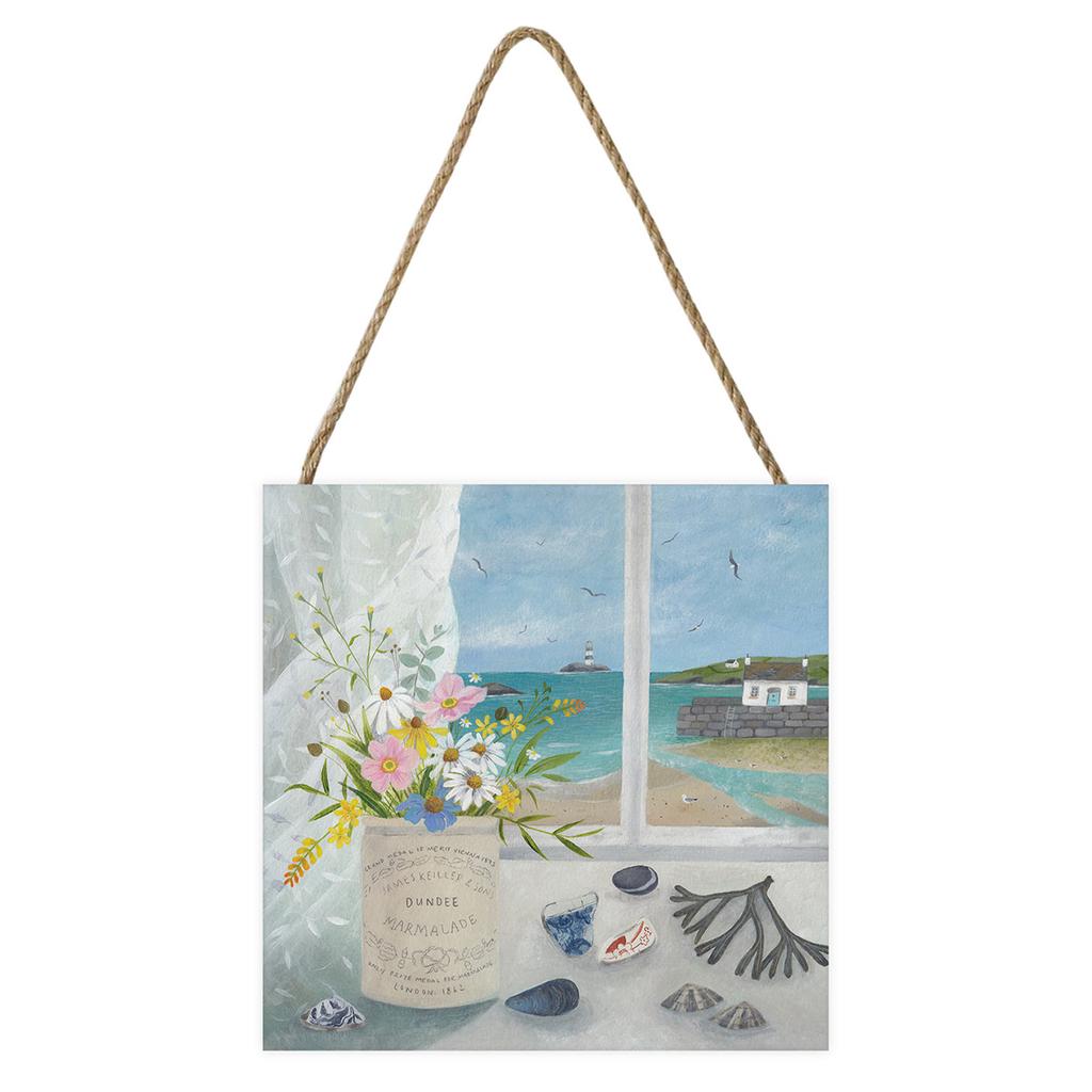 Julia Crossland Beach Treasures Wooden Block