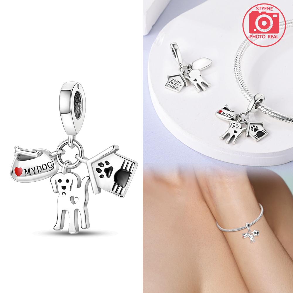 Dog Pet Charms Beads Copper Colors For Charms Copper Colors Original Bracelet For Jewelry Making