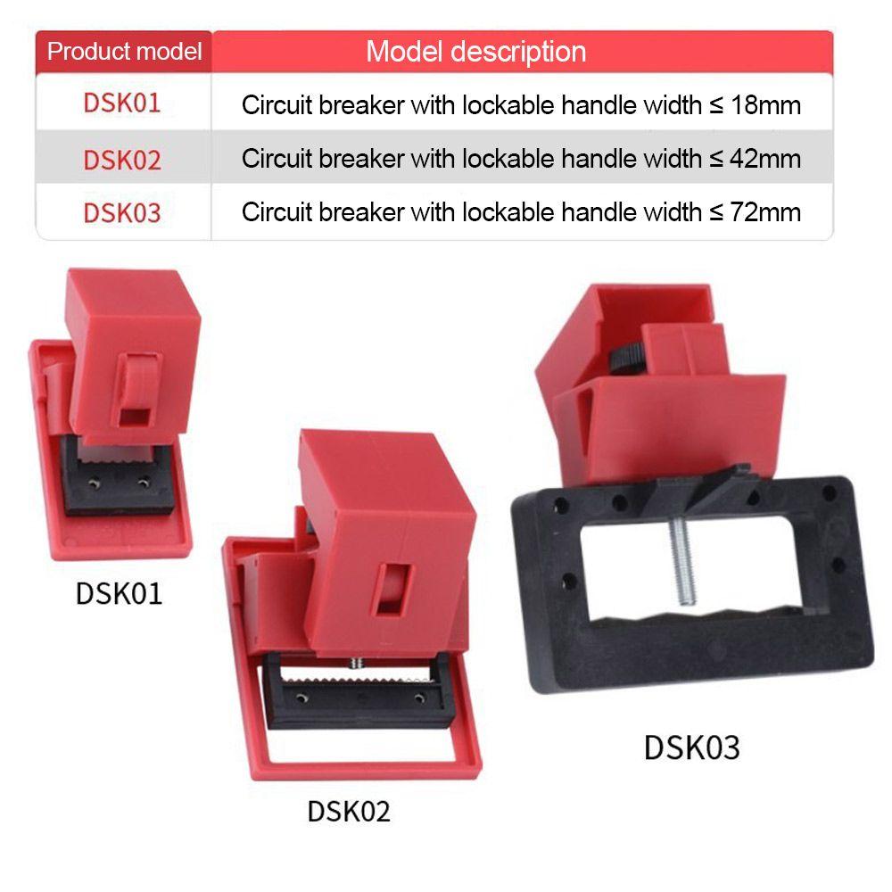 SKS01 Air Switch Leakage Protection Switch Clamp Type Circuit Breaker Lock Locks Extra Large Moulded Case