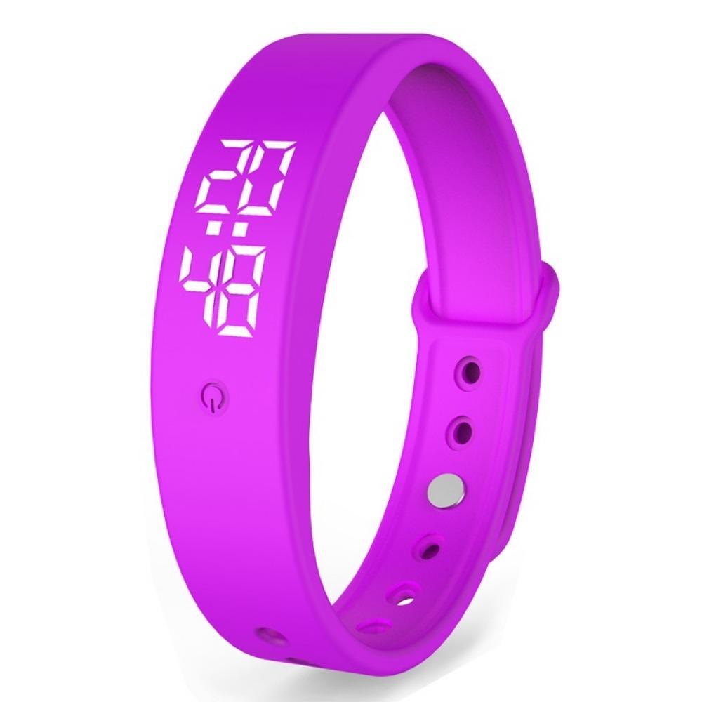 Waterproof Silent Wristband Vibration Wake-Up Smart Band Health Monitor Sports Watch Student Life
