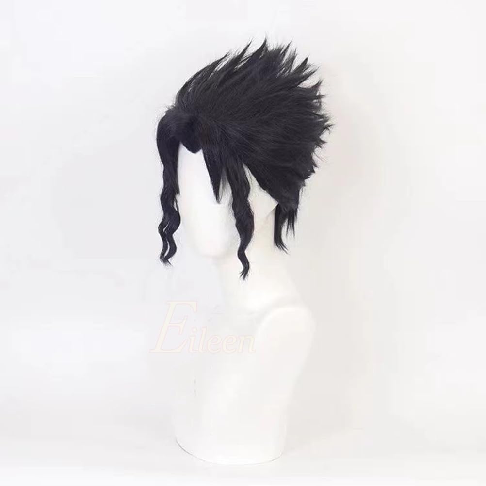 Eileen Jotaro Kujo Wig from JoJo's Bizarre Adventure, Heat-Resistant, Perfect for Halloween and Christmas Costumes, Includes Wig and Net