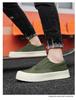 2025 Summer Men's Non-Slip Breathable Canvas Sneakers with Thick Sole
