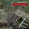 Round Thickened Stainless Steel BBQ Grill Net & Steamer Rack