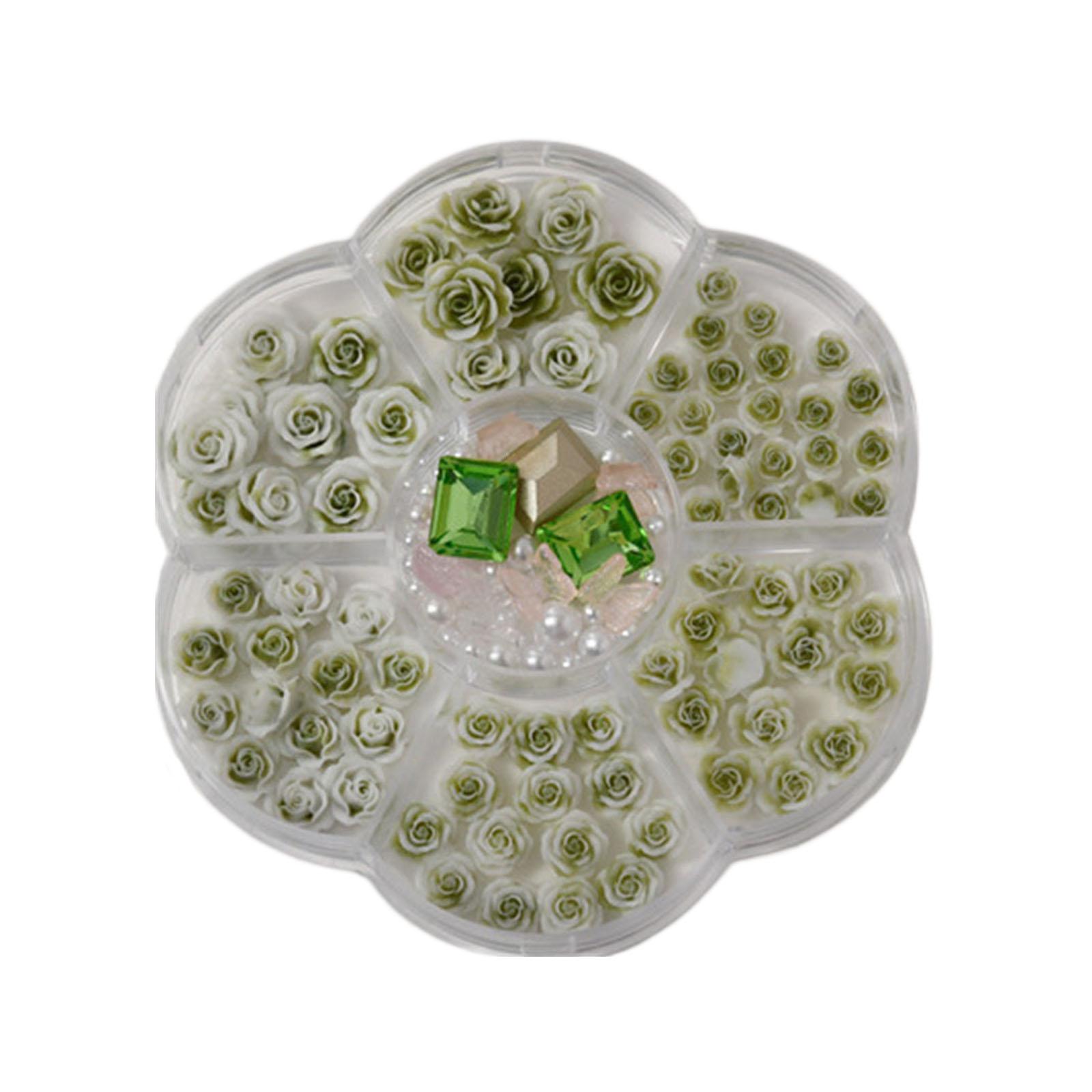 

Стразы для ногтей 3D Цветы Подвески для ногтей Прямоугольные кристаллы для ногтей Драгоценные камни Жемчуг Бусины Подвески для дизайна ногтей Украшения для дизайна ногтей 4