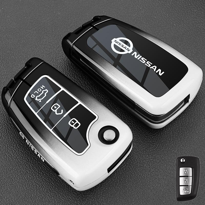 3 4 Buttons Remote Key Case Cover Shell Fob Holder Keychain For Nissan X-trail T33 Qashqai J12 Teana Altima Ariya 2022 2023