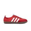 Adidas Originals SAMBA OG Slip Resistant Abrasion Resistant Low top Skateboard Shoes Unisex Red B75806(Team354-)