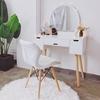 Fegson Solid Beech Furniture Legs, Set of 4, 200kg Weight Capacity, Table Legs, Sofa Legs, DIY, with Installation Kit, Natural Scandinavian Style, Off