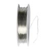 Roll of 22 Meter Iron Wire Cord Jewelry Making Findings 0.3mm - Silver