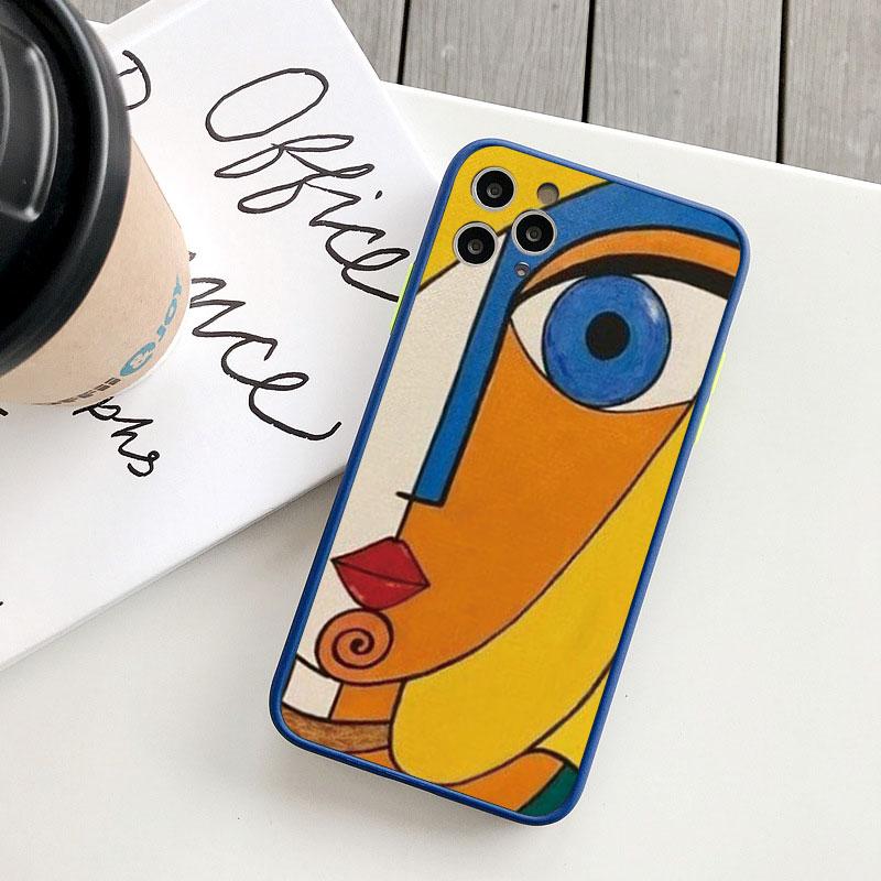 Picasso Abstract Art Painting Phone Case For iPhone 15 11 12 13 14 Pro MAX Mini 17 16 Pro Max Plus Shockproof Back Cover Fundas