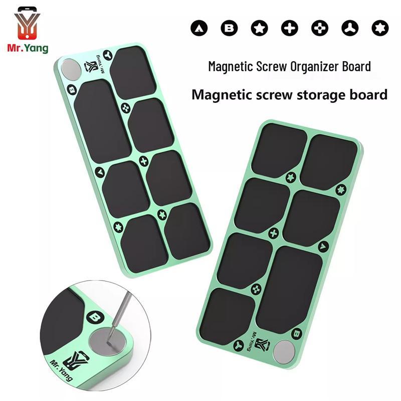 Screw Storage Board: Aluminum Alloy Magnetic Organizer by Yang Changshun