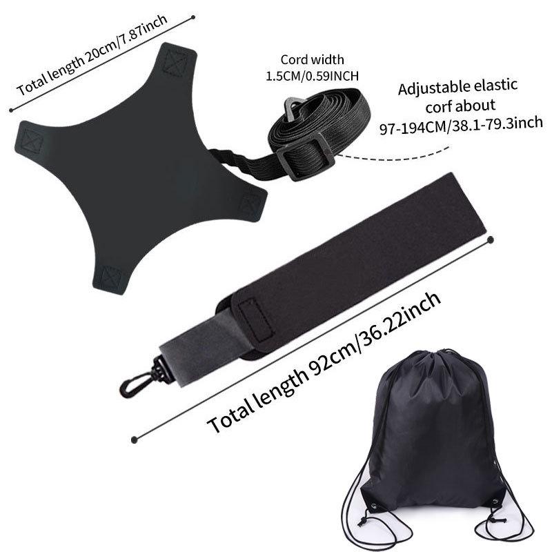 Cross-Border Elastic Volleyball Training Band with Spin Pull Rope and Backpack
