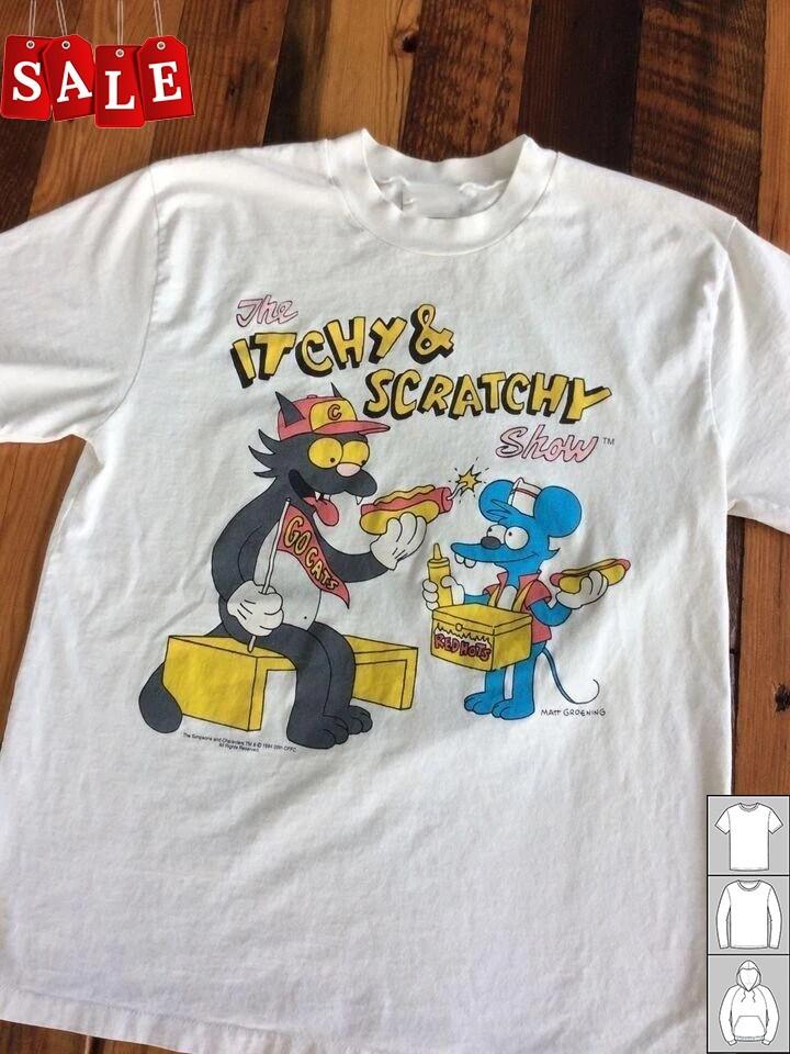 

New Popular The Simpsons-Itchy Scratchy Show Gift For Fans Unisex All Size JM285 Unisex T-Shirt S