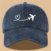 Cute Solid Color Washed Baseball Cap Adjustable Unisex Outdoor Sun Hat