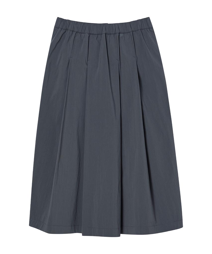 Comoni Nose W Button Pleats Skirt [2 Color]
