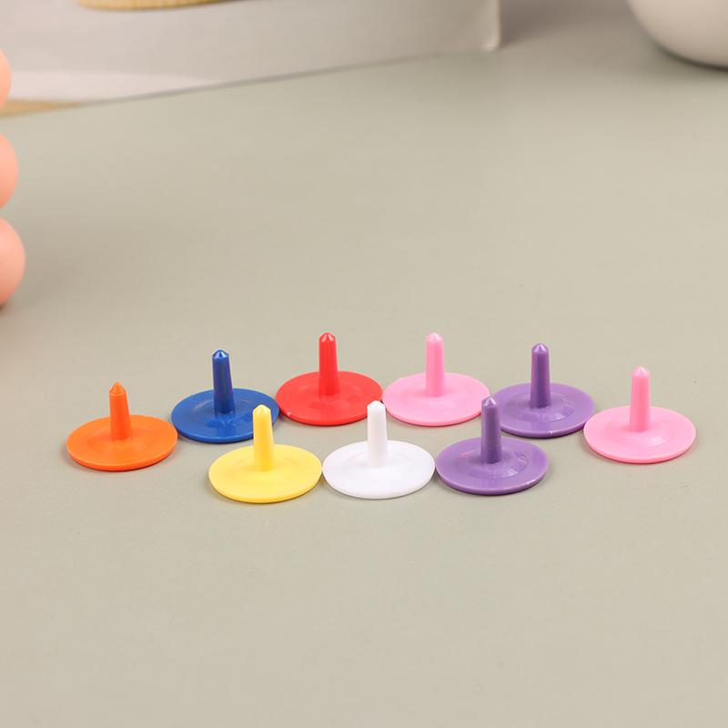 20Pcs Assorted Color Golf Ball Mark Portable Round Shaped Plastic Golf Ball Position Markers Equipment For Golfers