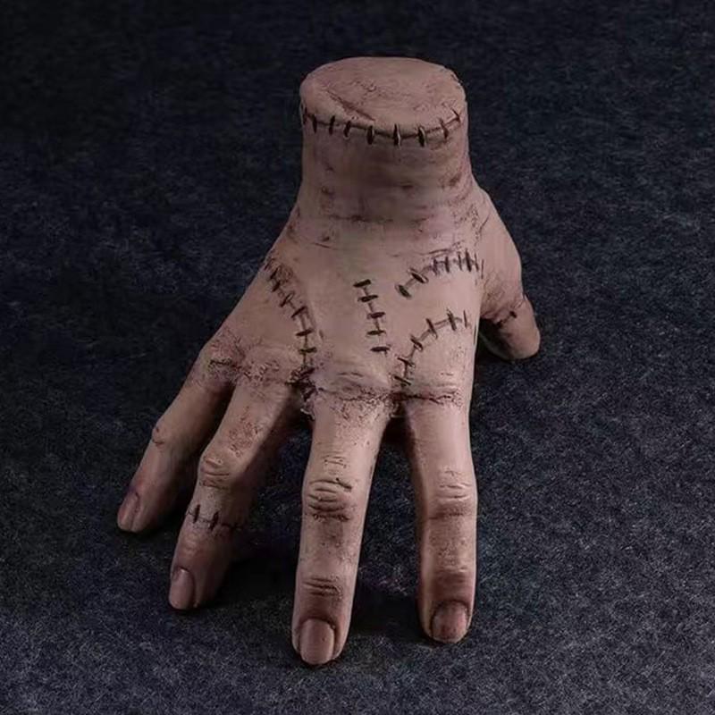 Addams Family Halloween Props: Realistic Severed Hands & Feet for Horror Pranks