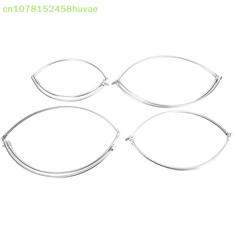 Stainless Steel Fishing Net Folding Brail Head Round Dipnet Tackle Accessory for Angling