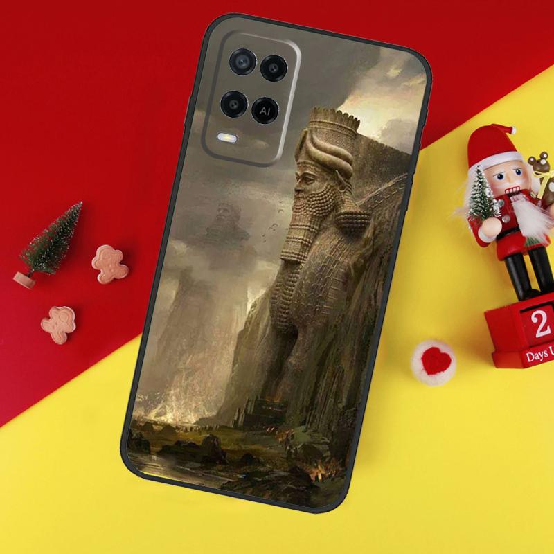 Lamassu Assyrian Mesopotamian Case For Oppo A5 A6 Pro A15 A57 A17 A54 A74 A94 A76 A16 A96 A40 A60 A80 A18 A38 A58 A78 A98