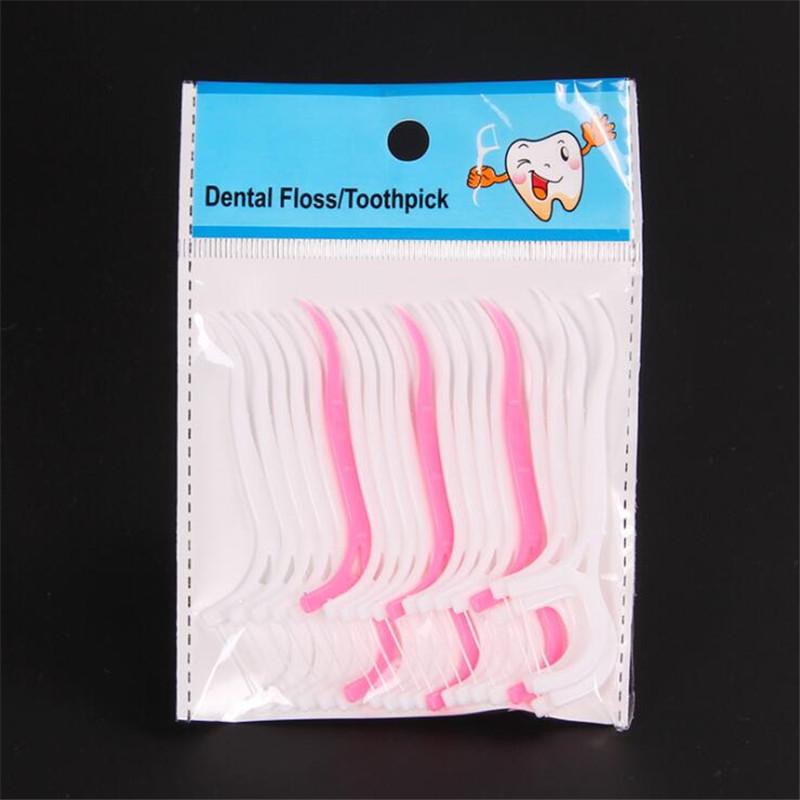 25pcs Dental Floss Interdental Brush Teeth Stick Too100pcs Disposable Dentathpicks Floss Pick Pick Oral Gum Teeth Cleaning