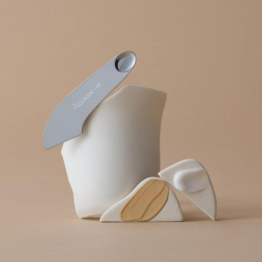 Piccasso [picasso X Ham Kyung Sik] 2 Way Makeup Spatulas 2 way makeup spatula