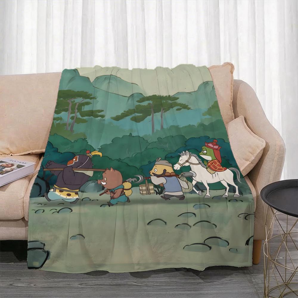Movie N-Nobody Throw Lightweight 240g Flannel Blanket Soft Skin-friendly for Summer Cooling