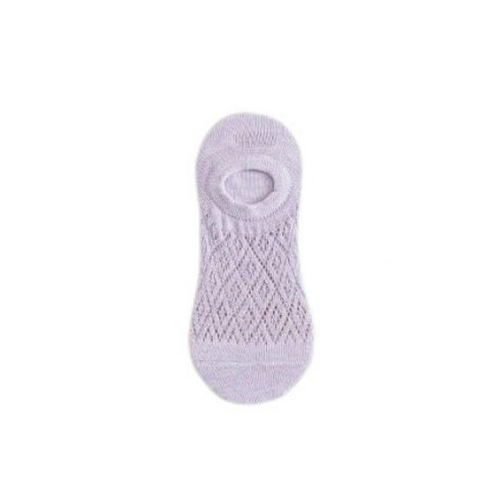 

Women s Breathable Mesh No-Show Socks - Silk, Silicone Non-Slip, Low-Cut, Invisible. One size фіолетовий