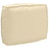 Pallet Cushion Set 2 pcs Beige Oxford Fabric