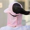 Foldable Women Sunscreen Hat Anti UV Outdoor Cycling Hat Summer Beach Sun Hat