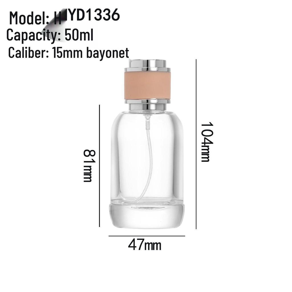 Transparent Glass Perfume Spray Bottle for Small Sample Dispensing