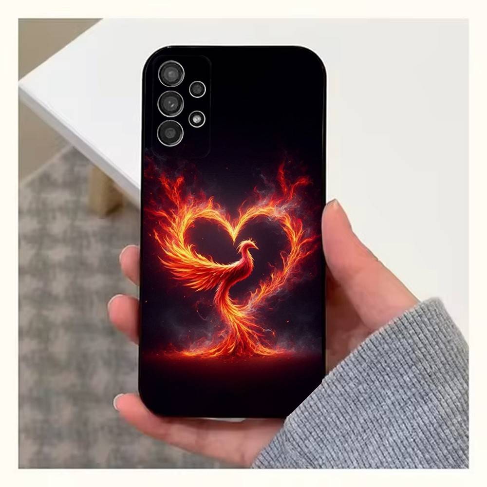 

Cool Phoenix Case For Samsung S10,Plus,S9,Ultra,S24,S21,S20,S23,FE,S22,S25,Lite,Soft Silicone Black SamsungS24ULTRA