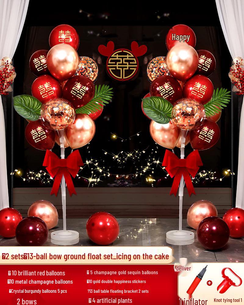 Complete Wedding Balloon Columns Set for Decoration