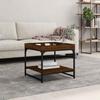 Vidaxl Coffee Table, Brown Oak, 49.5X49.5X45 Cm