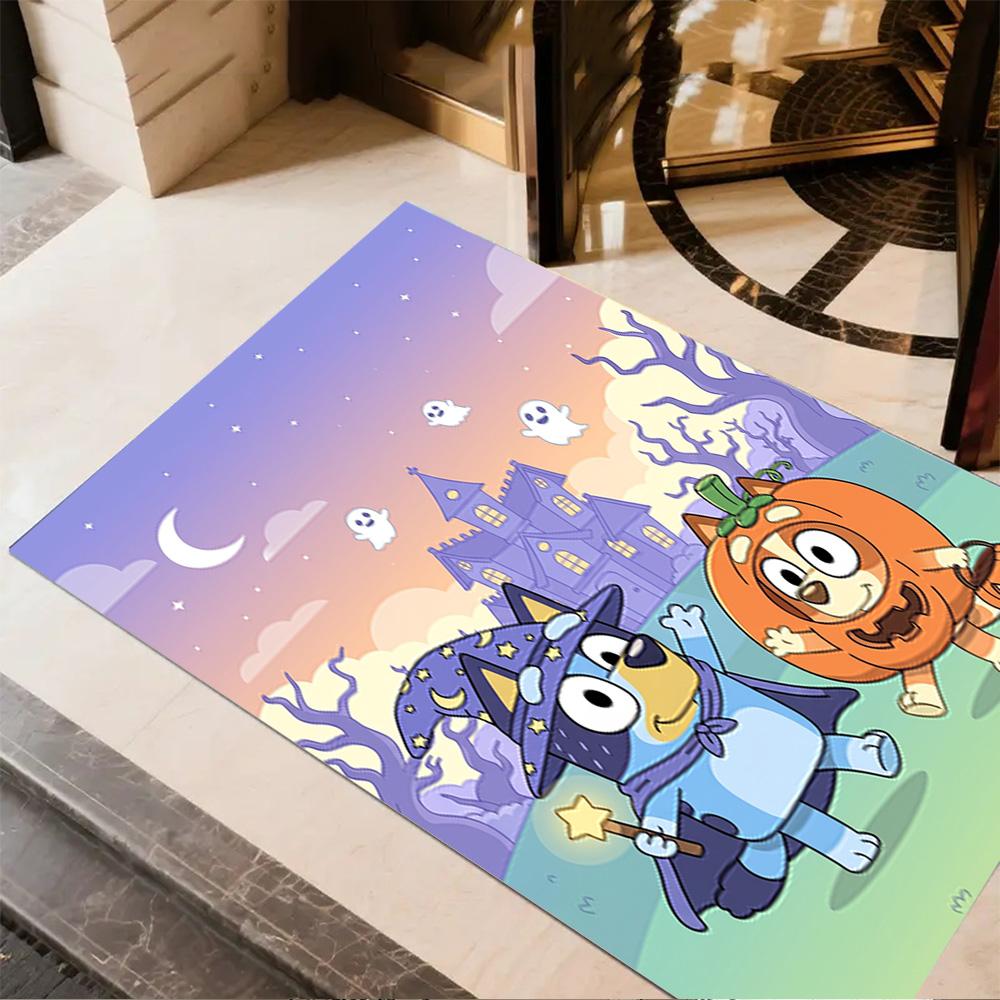 Bluey Bingo Adventure Carpet Suitable for Balcony Entryway Hallway Dining Room Antislip Carpet Decorate Offices Perfect Gift for Friends & Family