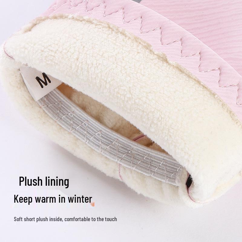 Women's Winter Cycling & Driving Touchscreen Gloves – Windproof, Warm Fleece Lined for Cold Weather