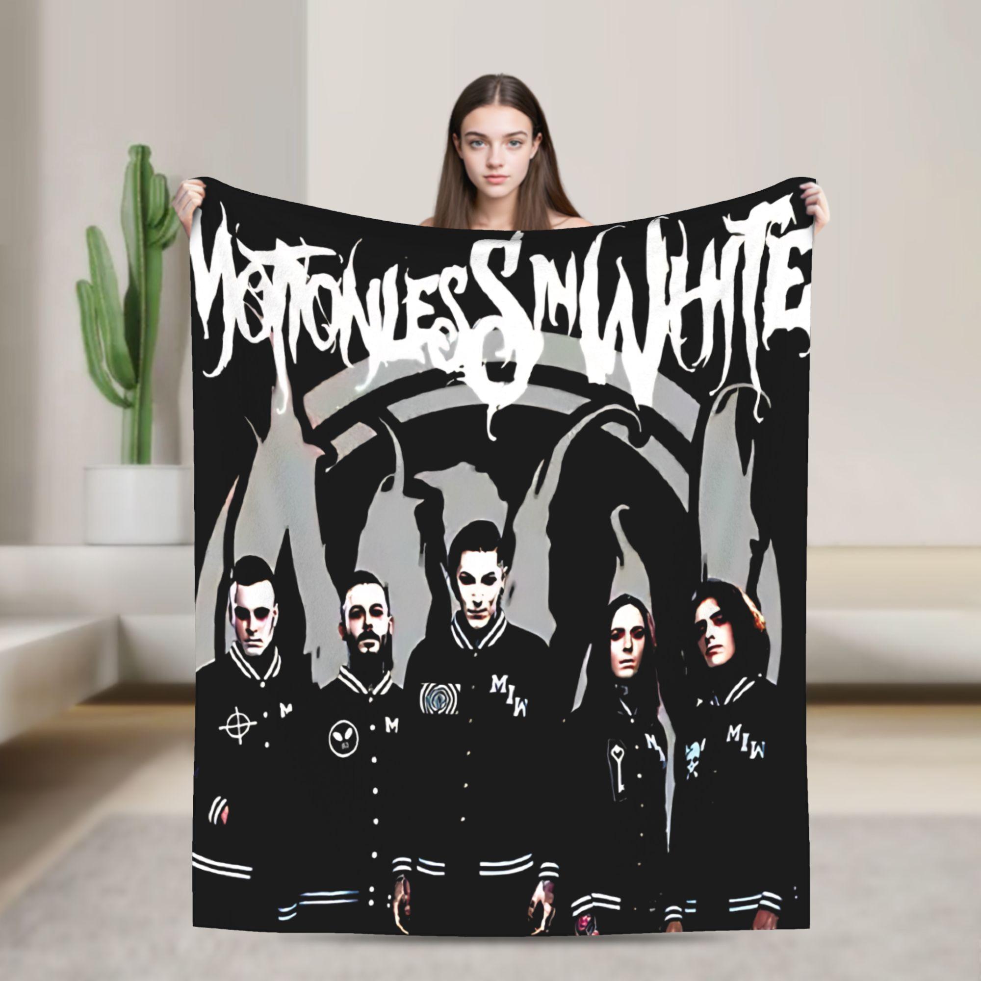 Creative Homewares Unisex White Five Sekawan Motionless In Music Band Plush Blankets Flannel Bedding Throws For Couch Bed Super Warm Bedspread Gift
