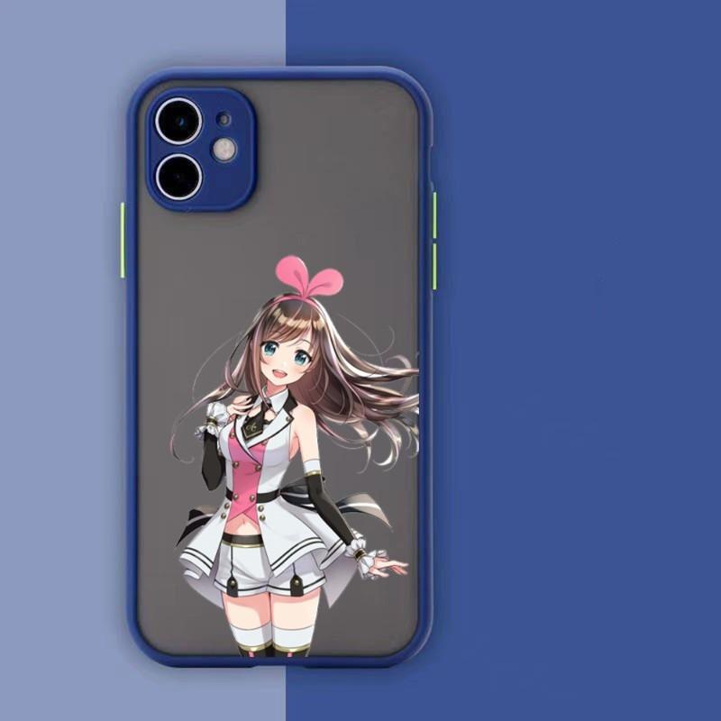 Cute Virtual Idol Kizuna AI Phone Case For IPhone 14 13 12 11 Mini Pro Max XS X Max XR 8 7 Plus SE 2022 Skin Color Phone Cover