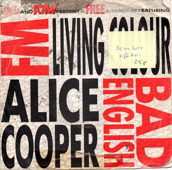 

7inch Record VARIOUS Epic And Raw Present A Free 4track XPS239 EPIC 1989 UK Rock Used