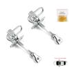 BDP1282-1 2 Pieces Front Door Hinge Stop Check Strap Limiter for Fiat Idea Lancia Musa 350 2004-2012 51795854