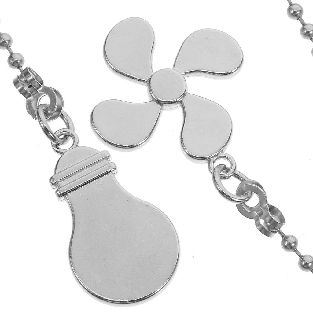 2Pcs Ceiling Fan Pull Chain Kit Vintage Decorative Pendant Pull Extenders Ideal for Lamps Ceiling Fans Home Decor Efficient
