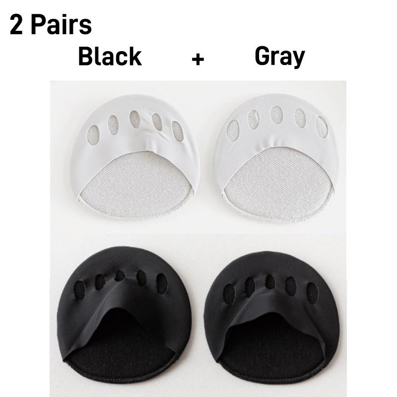 Five Toes Forefoot Pads for Women High Heels Half Insoles Foot Pain Care Absorbs Shock Socks Toe Pad Massaging Toe Pad