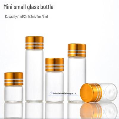 16 mm Genomskinliga 3 ml Glasampuller för Antrodia Camphorata Droppiller, Eteriska Oljor, Hälsokosttillskott och Medicinpulver.