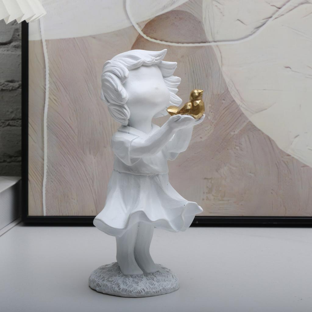 Banksy Heart Balloon And Flying Girl Inspired Artwork Modern Sculpture Home Decoration Statue Decoration
