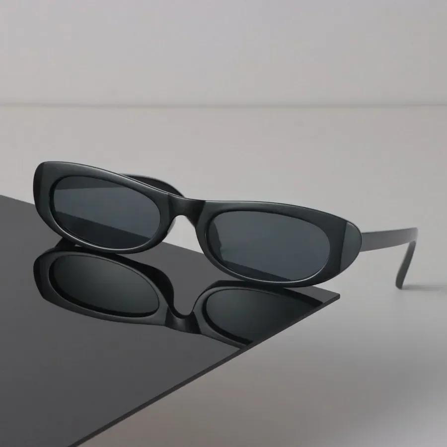 Klasické čtvercové sluneční brýle Dámské Pánské Minimalistická móda Ženské Mužské Retro Neformální