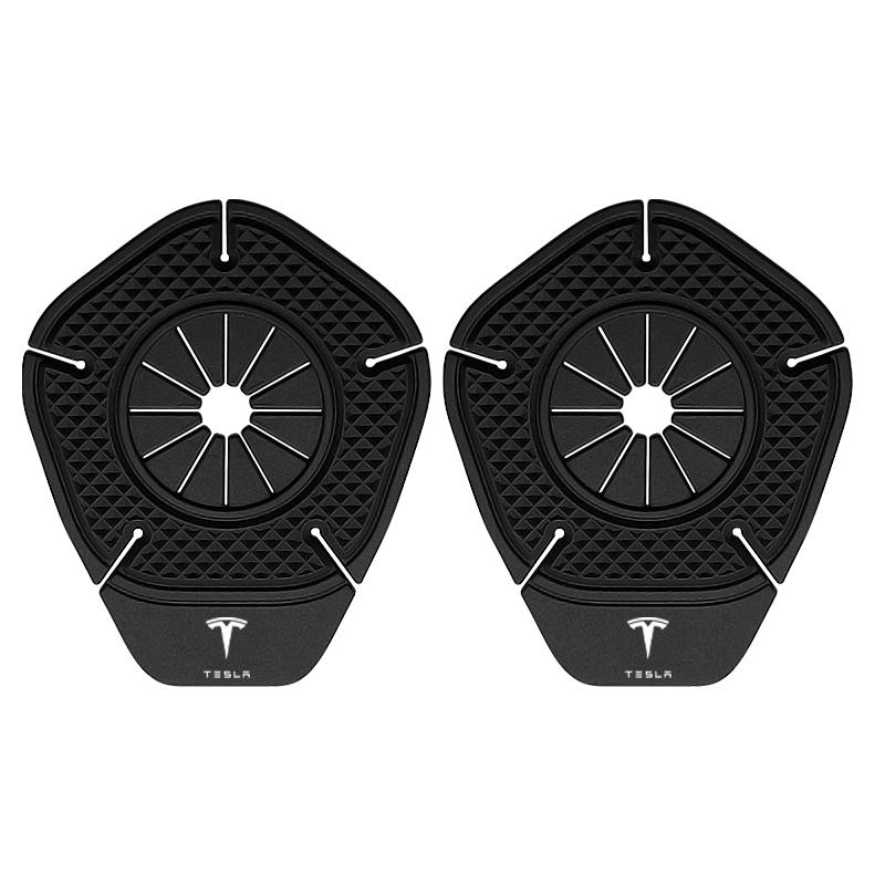 2Pcs Car Windshield Wiper Protective Cover Dust Wiper Emblem Accessories For Tesla Model 3 Model S Model X Model Y Roadster Bonina Coil